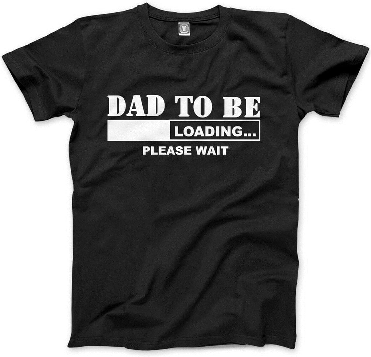 Dad to be Loading Please Wait Dad Daddy Mens Unisex Yellow Red Mens Women T Shirt L чёрный