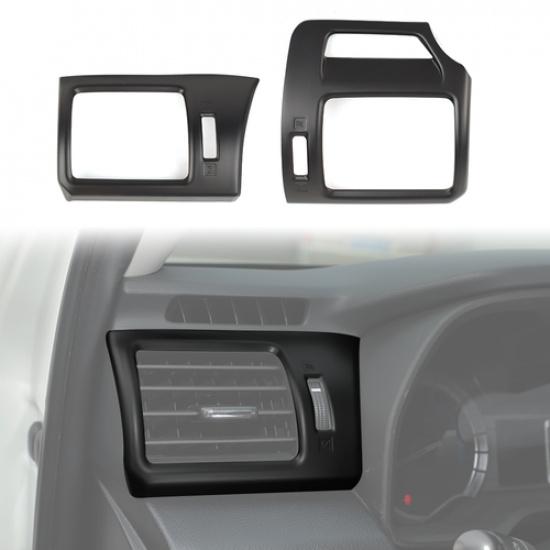 Center Console Air Condition Vent Outlet Cover Trim for 4Runner 10+ Matte Black