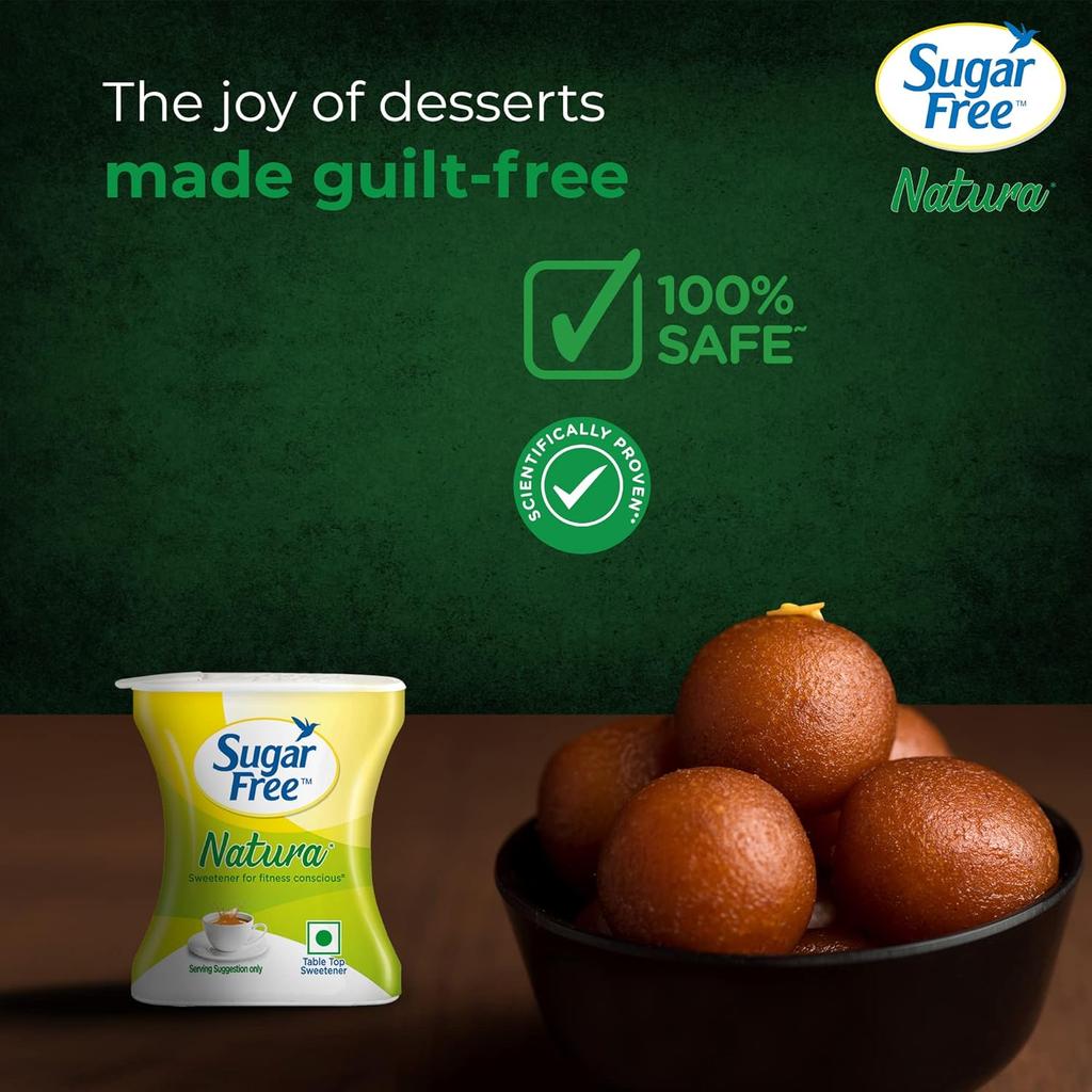 Sugar Free Natura Low Calorie Sugarfree Sweetener Pellets 25.5G Pack of 1 for Cooking Baking Beverages 300 Pellets