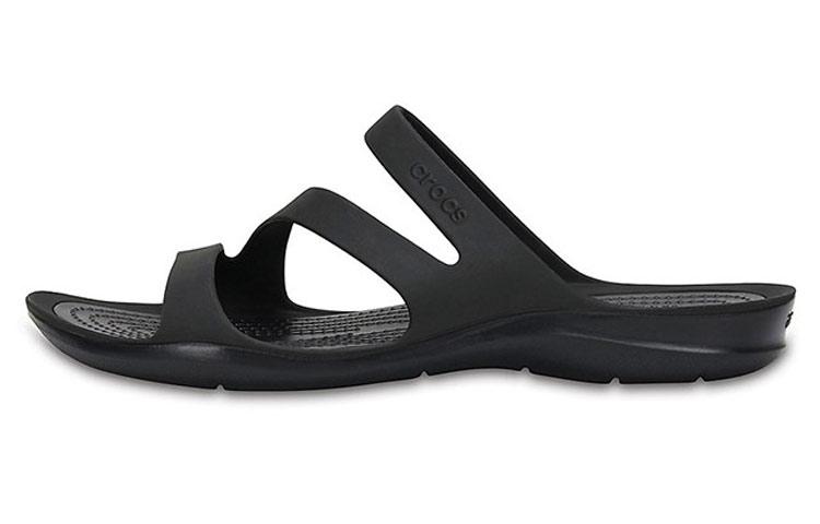 Шлепанцы Crocs Swiftwater Черный Женские 203998-060 37-38