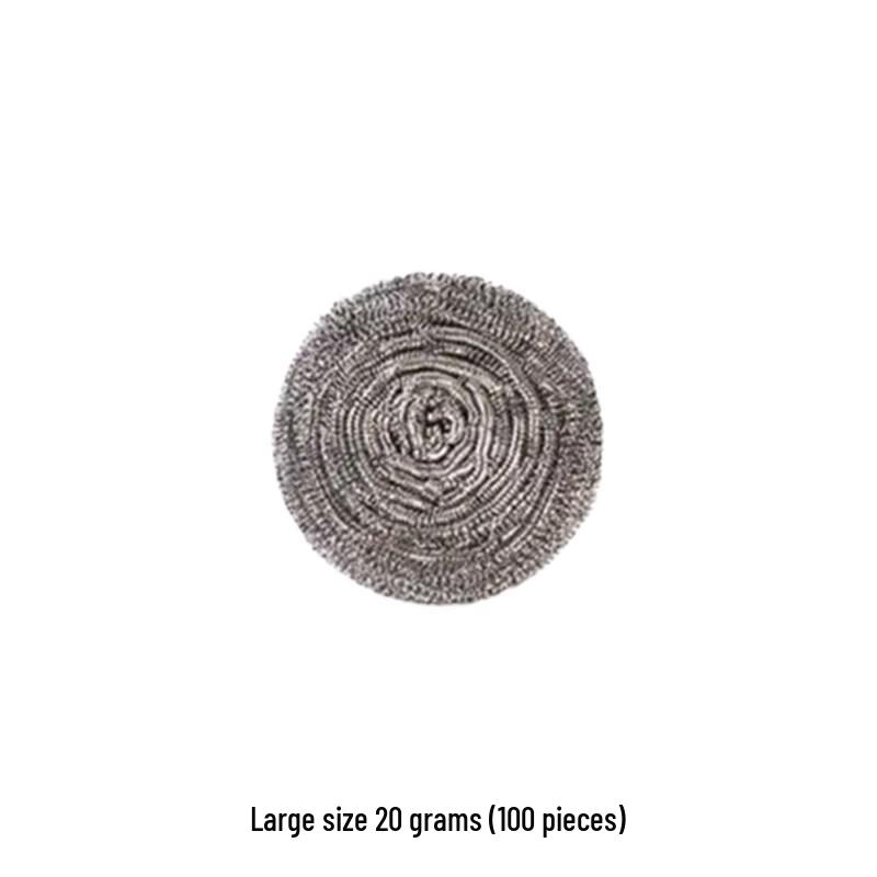Yumao Large Steel Wool Scourers, 100-count Pack