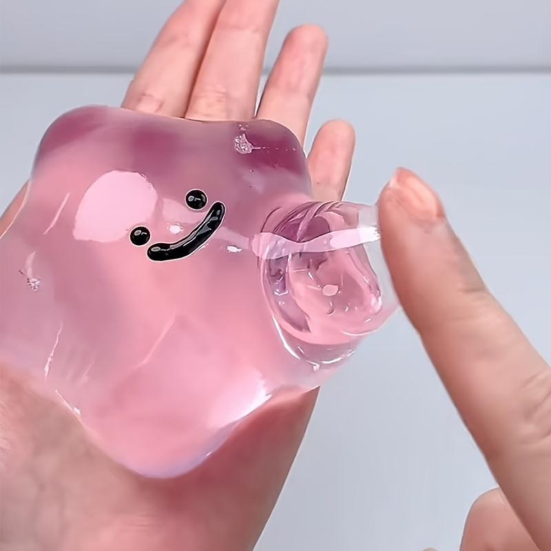 Sticky Hand Squishy Fidget Toy Extremely Soft Tpu Stretchy Plaything With Adorable Face Design Stress Anxiety Relief Sensory Toy