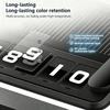 Solar Powered Privacy Parking Phone Number Plate With LED Light And Rotating Switches For Car Motorcycle