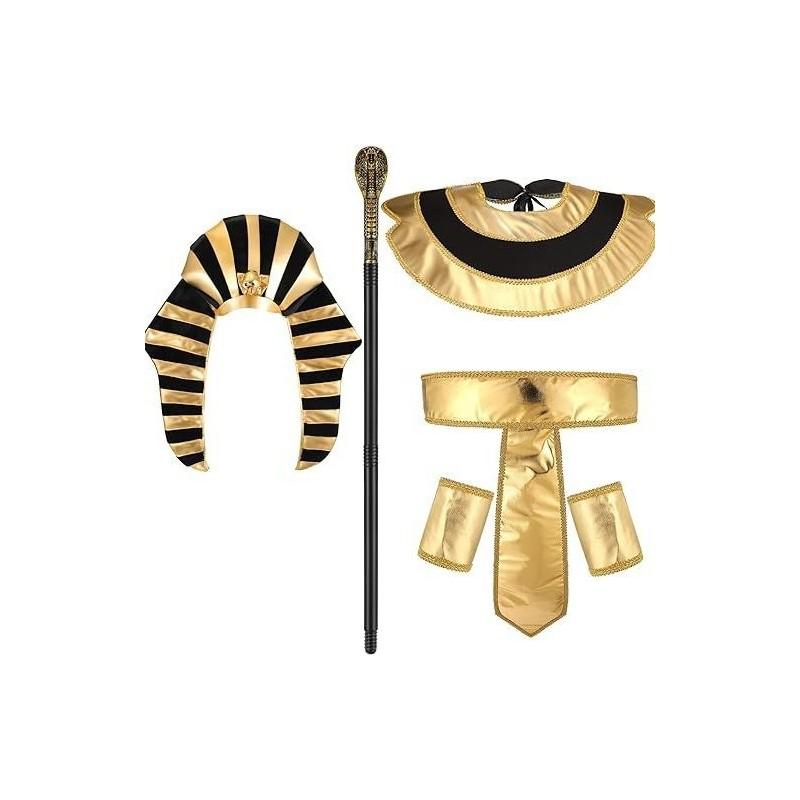Ägyptisches Königinnen Kostüm Set Mit Handgefertigten Polyester Accessoires Für Halloween Cosplay Erwachsene