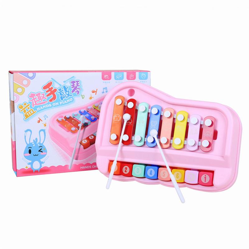 Children's Knock On Piano Environmental ABS Colorful Kid Music Educational Toy