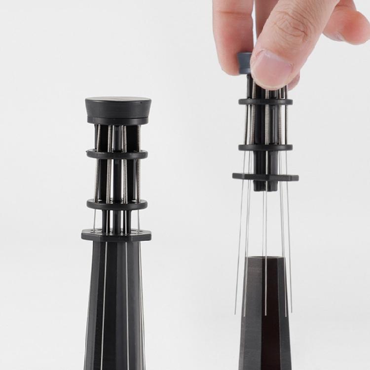 Espressokaffespadel Professionell Pulvernål Pulverfördelningsverktyg Kaffepulvernål ABS-struktur för kaffe