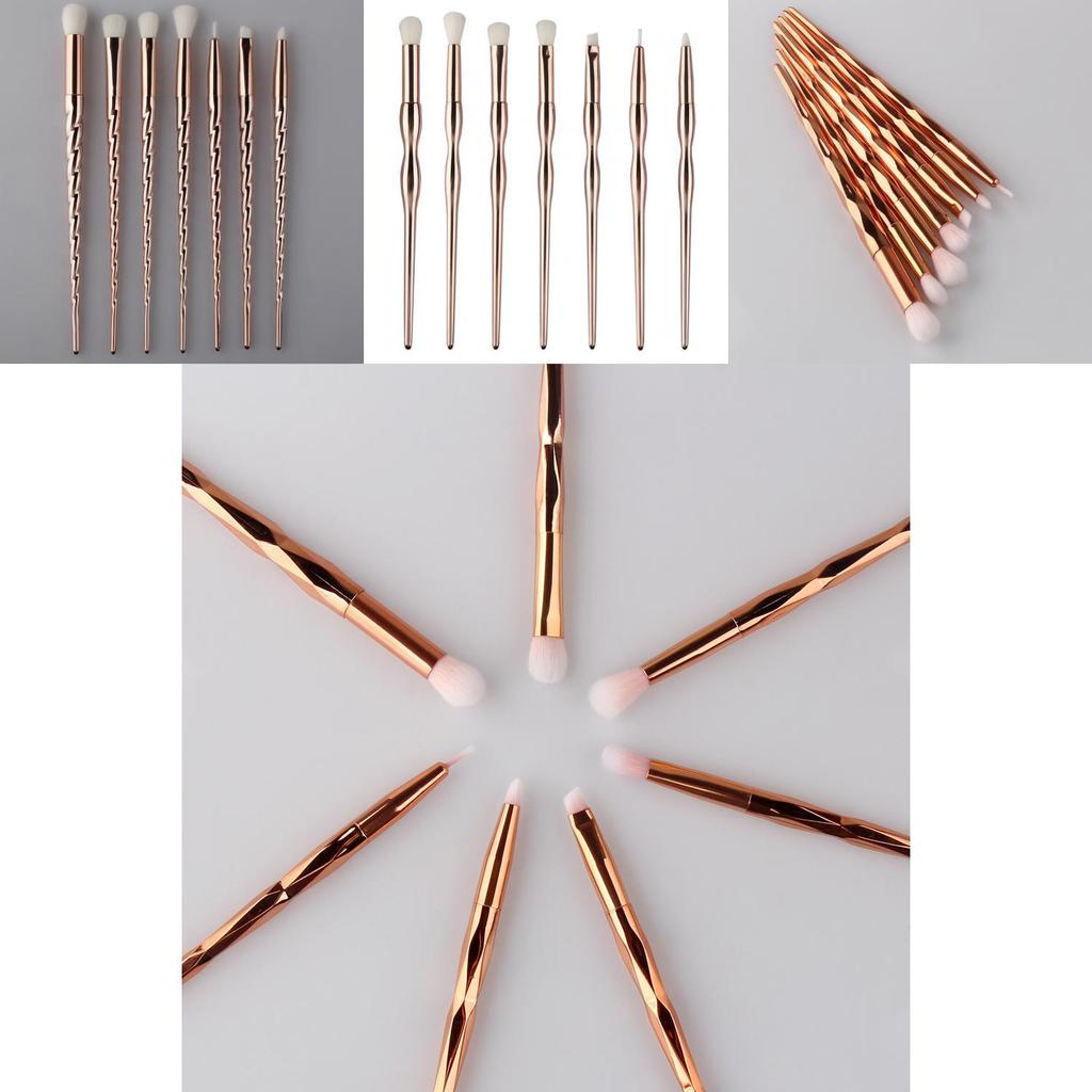 Eye Shadow Brush Set With Synthetic Fibers For Makeup Enthusiasts And Professionals