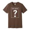 Christianisches Unisex Grafik T-Shirt Mit Got Jesus Fragezeichen Kasten Design Für Bel