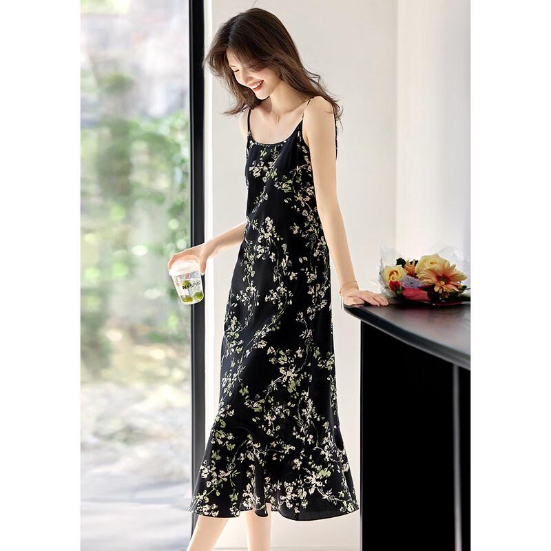 XWI Floral Print Sling Midi Dress