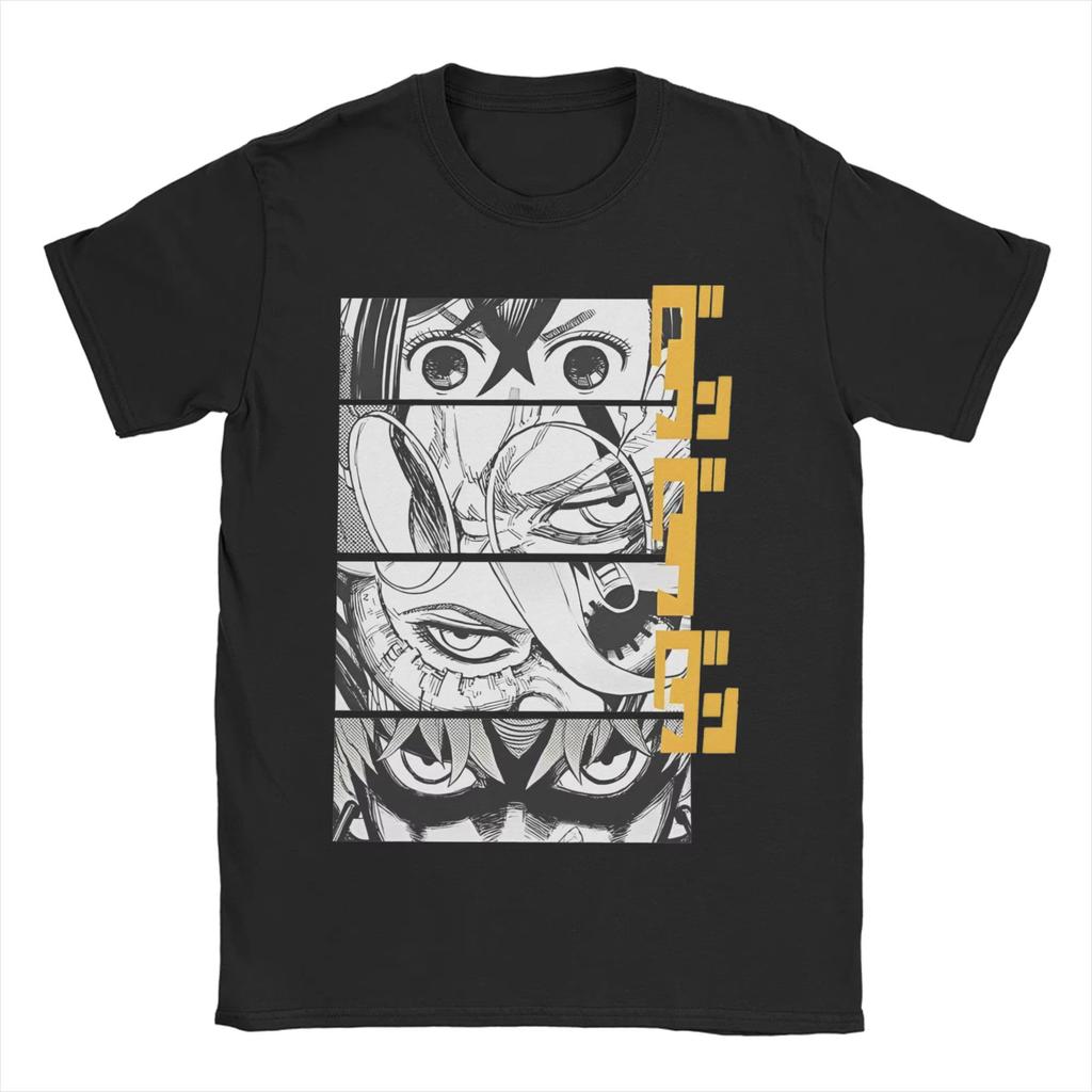 Men Women T-Shirts Aira Okarun Jiji Dandadan Manga Humorous Cotton Tee Shirt Short Sleeve T Shirt Crew Neck Clothing Gift Tops