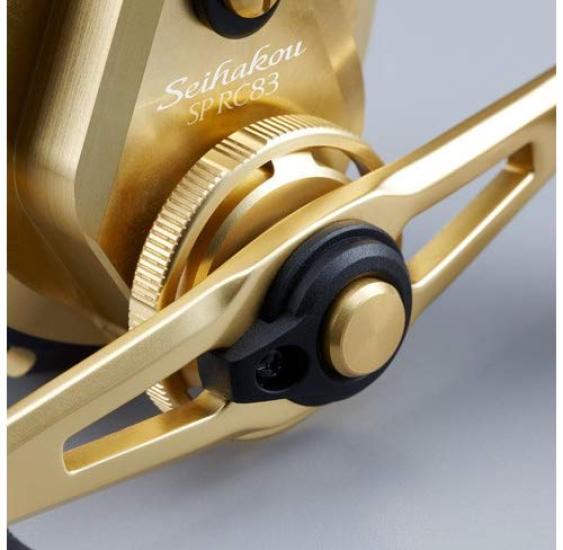 SHIMANO Black Sea Bream Reel Chinu 19 Seihakou SP RC83 Gold RIGHT Raft Fishing