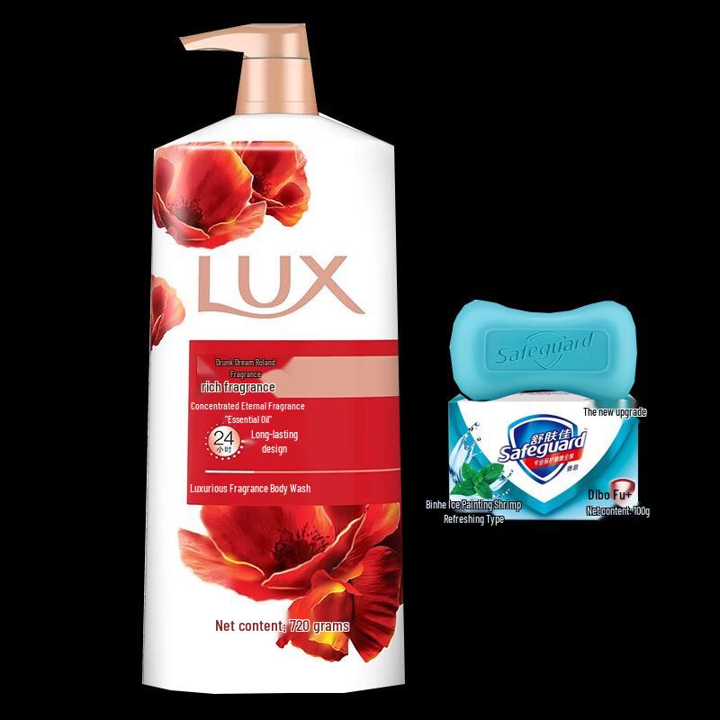 Lux Luxury Fragrance Shower Gel with Peppermint Soap