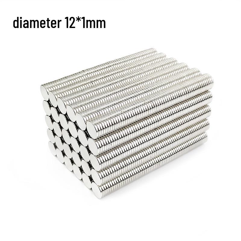 Neodymium Iron Boron Double-Sided Strong Suction Magnets for Fridges, Round and Square Shapes.