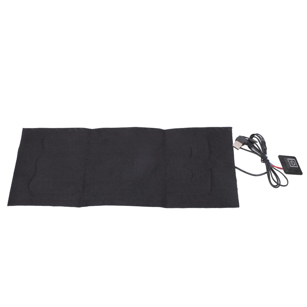USB Heating Pad Mat 3 Gear Portable Multifunctional Safe Waterproof Stable Electric Heated Cloth
