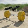 Aluminum Kayak Transport Trolley Foldable Watercraft Carrier Adjustable