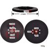 9Inch 8 Hole Soft Hard Drywall Sanding Pad 1Pcs Backing Plate Hook and Loop Replacement Pad for Polishing Orbital Drywall Sander