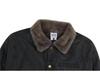 Men's Vintage Cotton Patchwork Jacket - Trendy Retro Lapel Coat for Boys