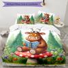 Set Biancheria da Letto Il Gruffalò 3 Pezzi Copripiumino Chiusura Include 1 Copripiumino & 2 Federe, Morbido e Confortevole per Tutte le Stagioni.