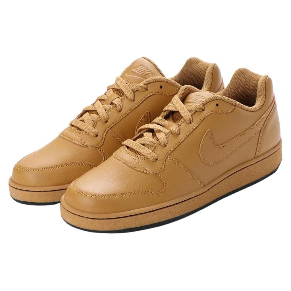 Nike Ebernon Low Comfortable Casual Slip Resistant Shock Absorbing Durable Low Top Skate Shoes Men Sneakers Wheat AQ1776-700
