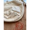 Used LOEWE shoulder bag, ivory, beige, drawstring, pochette
