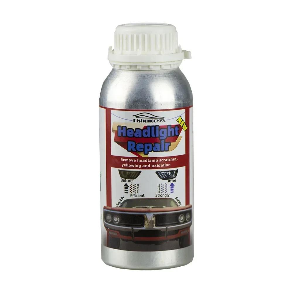 800ml Headlights Liquid Polymer Headlight Chemical Polish Repair Fluid Refurbishment Scratch Repair Polishing Headlights Kit