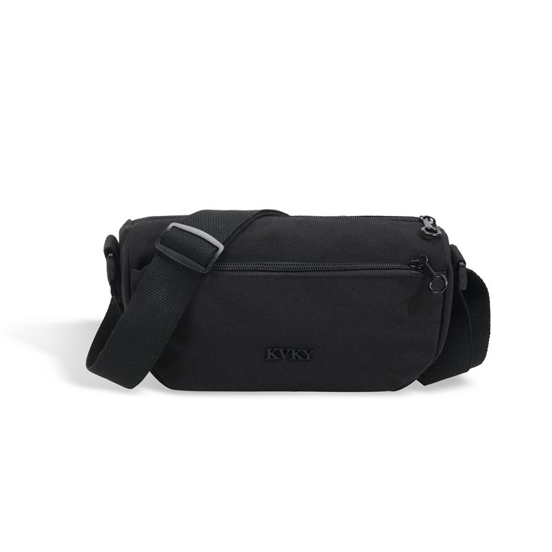 Сумка через плечо женская однотонная сумка через плечо дорожная сумка чёрный