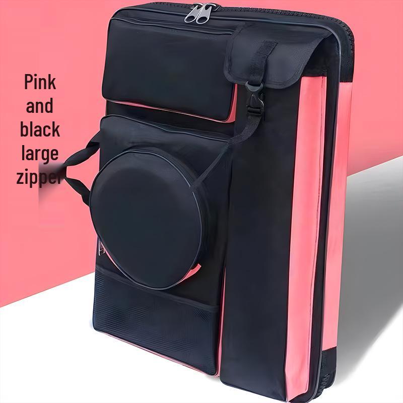 4K Multifunctional Waterproof Art Backpack - Large Zipper, Multi-Color Sketching & Drawing Board Bag