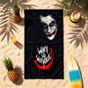 Joker (1) Tema Plaj Havlusu Kum Tutmaz Yumuşak Ve Rahat Havuz Kamp Yoga Ve Dalış İçin Uygun Bir Seyahat