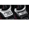 Real Carbon Fiber Car Accessories Center Console Gear Panel Cover Soft Sticker For Subaru BRZ Toyota 86 GT86 2017 2018