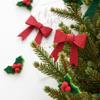 Mini DIY Bow Decoration Pendant Christmas Tree Decoration Christmas Decorations  Home Decoration