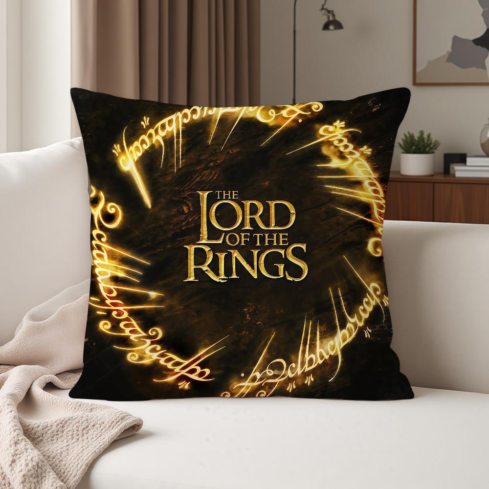 

Hot Movie The L-Lord Of The R-rings Pillow Case Suitable For Bedrooms Living Rooms Cars Home Decoration 12x12Inch