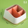Remote Control Holder 4 Slot Desktop Storage Box Trapezoidal Basket Stationery Organizer Case Home Hotel Decor