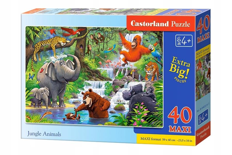 Puzzle 40 pieces Maxi B-040315-1 Jungle Animals