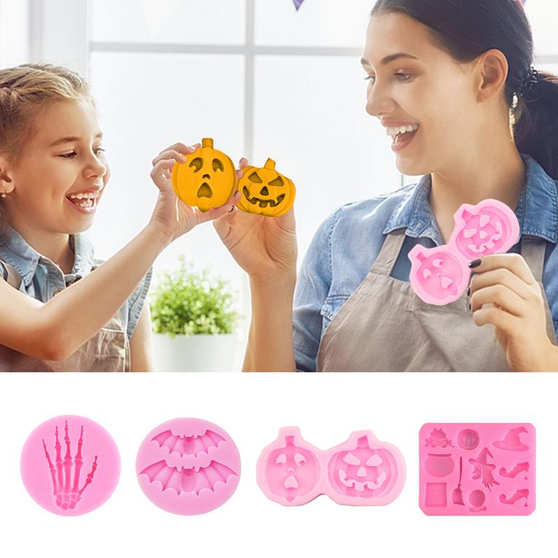 3D Halloween Formen Halloween Silikonformen Für Kuchen Horrorform Cake Pop Form Schokoladenformen Gruselige Silikonformen Fondant