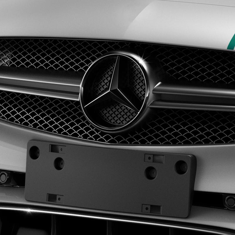 For Mercedes Benz W205 A B C W212 W20E CLA CLS Car Grill Emblem Star Badge Car Front Grill Logo Car Ornaments JY1