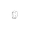 High-Quality Earrings For Women, Simple Inlaid Square Zircon Circle Ear Buckles, French Cold Wind, No Need To Pick Them Up When Sleeping