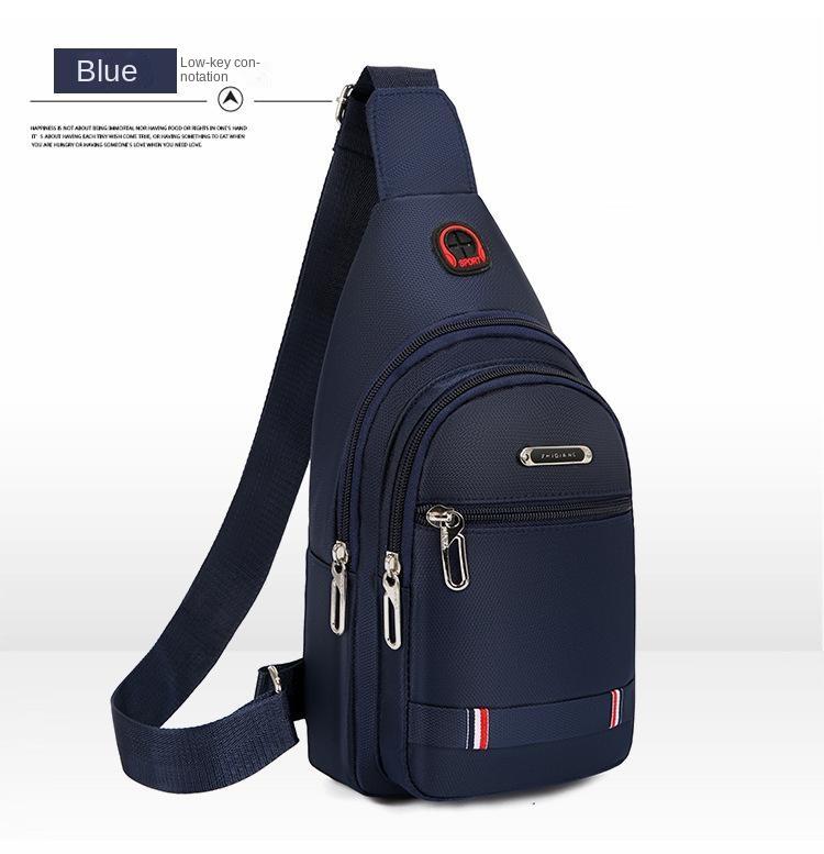 Geantă de piept unisex Geantă simplă de depozitare Rucsac mic de călătorie ușoară Geanta de cruce la modă Casual Genți de o singură mână