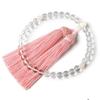 LEOBEE Prayer Beads for Women Genuine Crystal Red Quartz Comes with a Magnetic Prayer Bead Bag Can Be Used by All Sects (Rose Quartz)