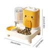 Cat Food Dispenser 2 In 1 Pet Food Dispenser Detachable Waterer For Home Kitten Puppy Bunny Outdoor Travel Vacation Drinking