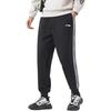 Comfortable Breathable Cuffed Warm Sports Pants Men Pants Black YKLU333-1