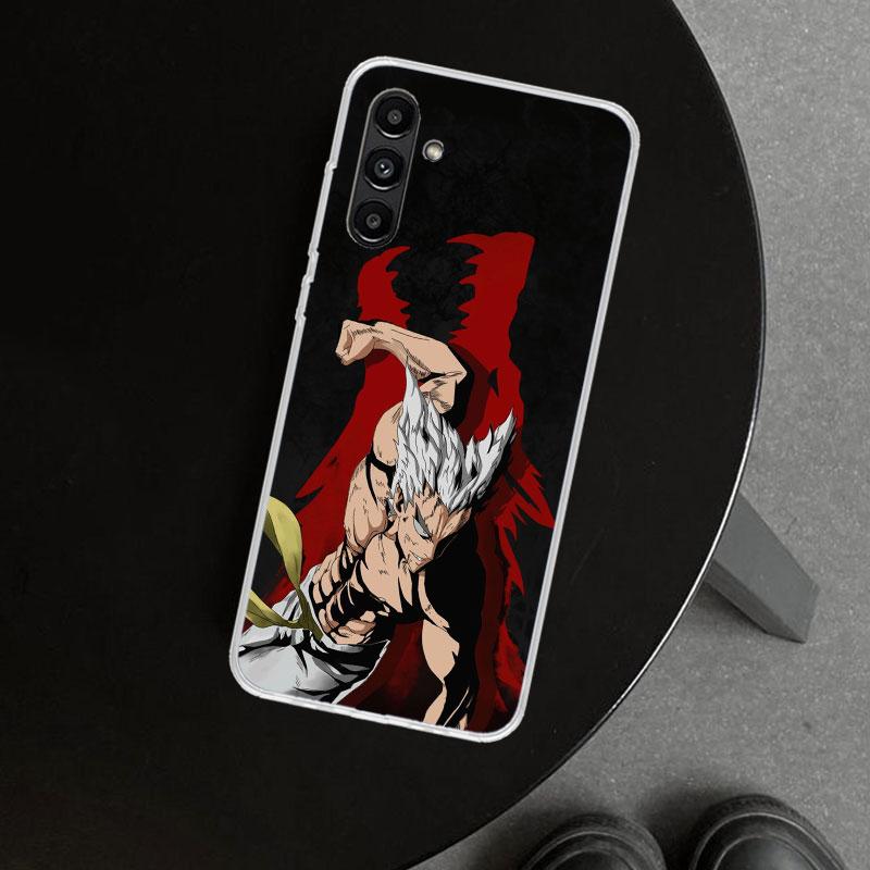 One P-Punch-Man Garou Phone Case Cover for Samsung Galaxy A17 A16 A26 A36 A56 A57 A37 A15 A25 A35 A55 A14 A24 A34 A54 A13 A23 A3