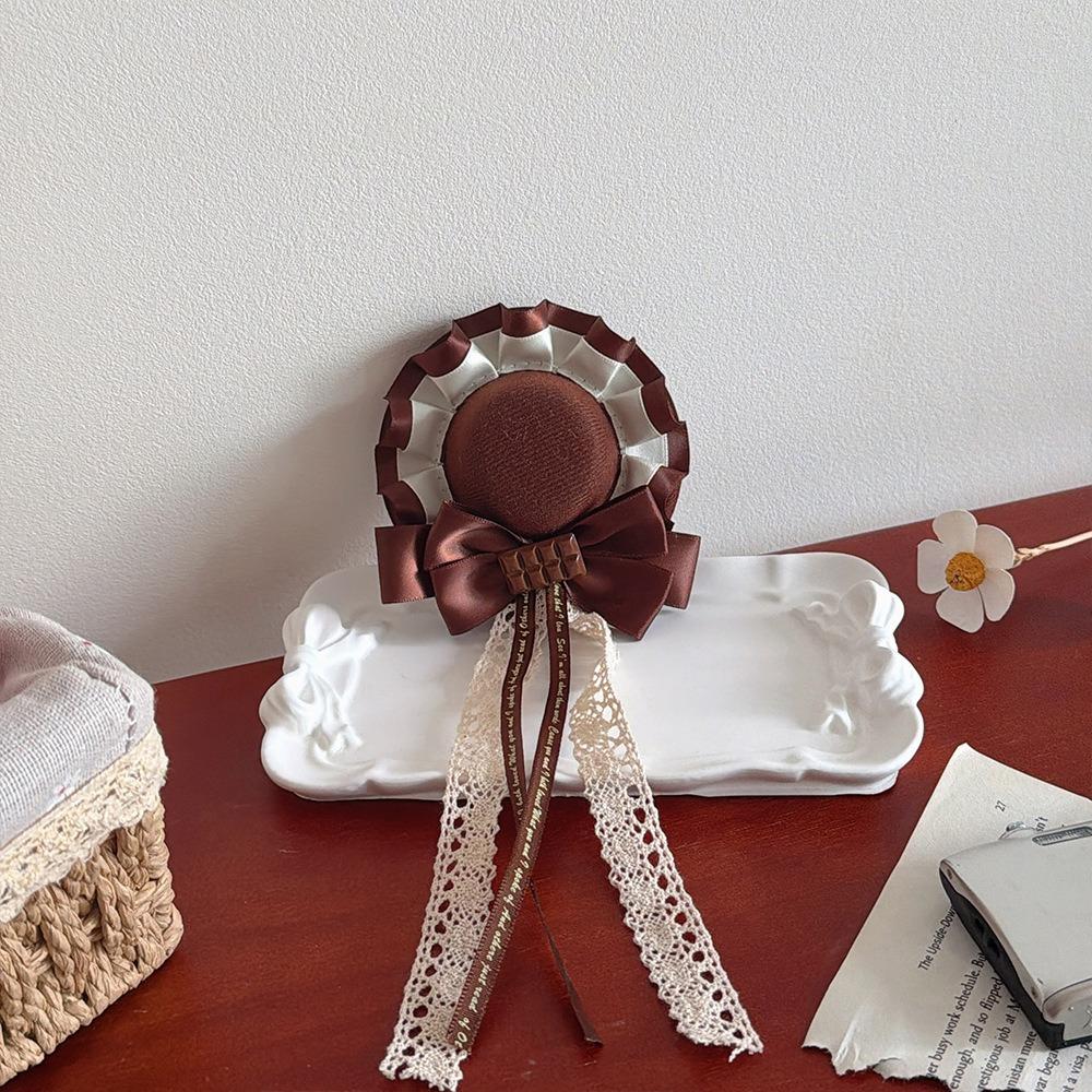 

Sweet Lolita Headdress Cute Hat-shaped Hair Clip Fashion Lolita Hair Clip Jewelry Accessories 4