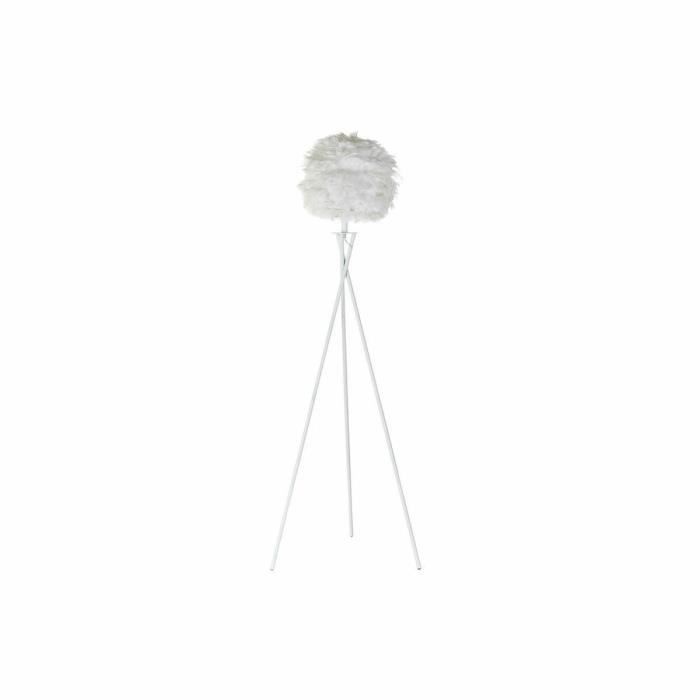 Lampadaire - Plume - Métal blanc - 40 x 40 x 150 cm - Design contemporain