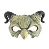 Upgraded RP Foam Half Face Demon Mask Halloween Carnival Party Costume Accessory