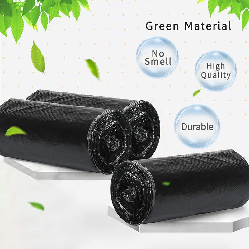 Ezee Live Life Ezee Way Black Garbage Bags for Dustbin|90 Pcs|Medium 19 X 21 Inches|30 Pcs X Pack of 3, 3 Count