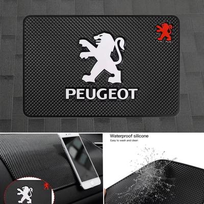 Dashboard Non Slip Sticky PVC Pad Car Anti Slip Mat for 3008 5008 208 308 508 2008 408X 108 Tire Valve Cap