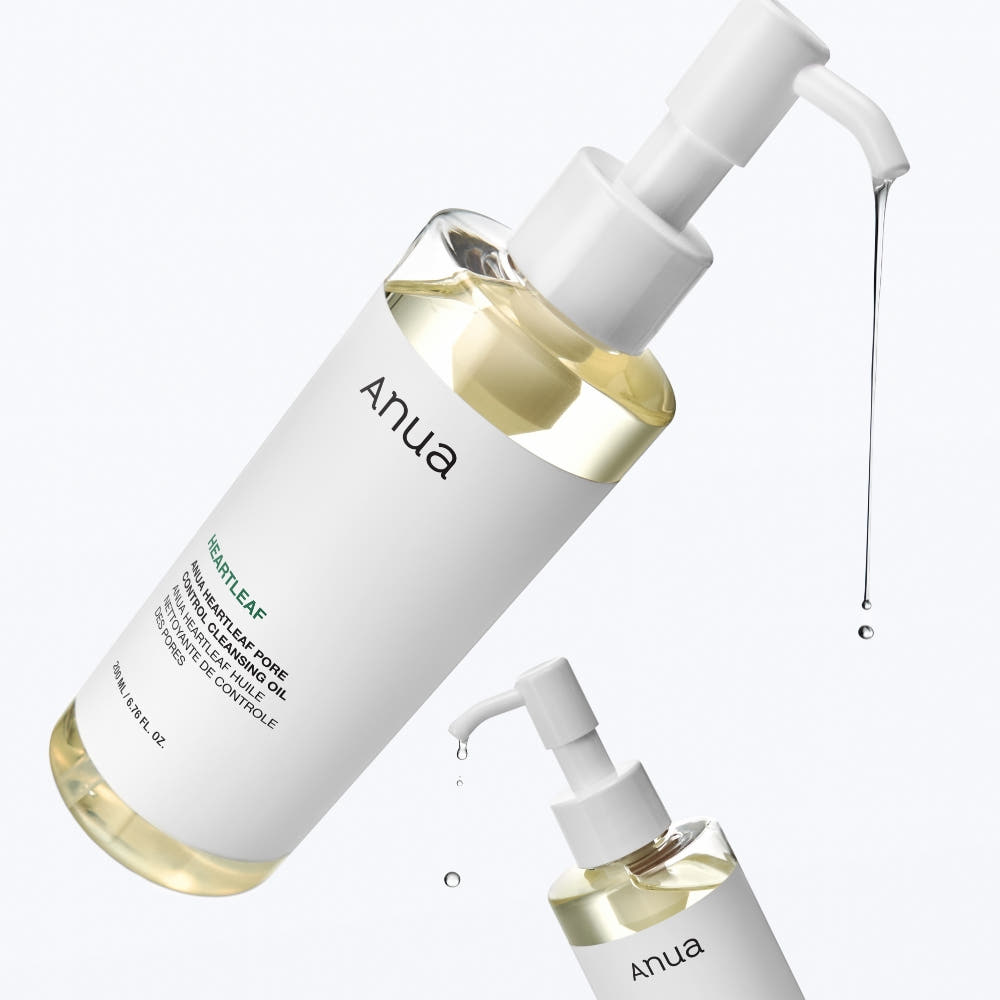 Anua Pore Care Double Cleansing Set Heartleaf Cleansing Oil + Quercetinol Pore Deep Cleansing Foam
