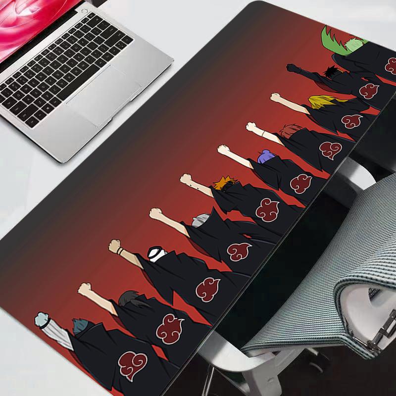 Mouse pad Naruto Computer Laptop Anime Keyboard Mouse Mat Large Mousepad Keyboards Gamers Decoracion Desk Mat durable anime