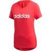 Design 2 Move Logo Graphic Fashion Simple Round Neck Short Sleeve T-Shirt Women T-Shirts Fluorescent-Red FL9224