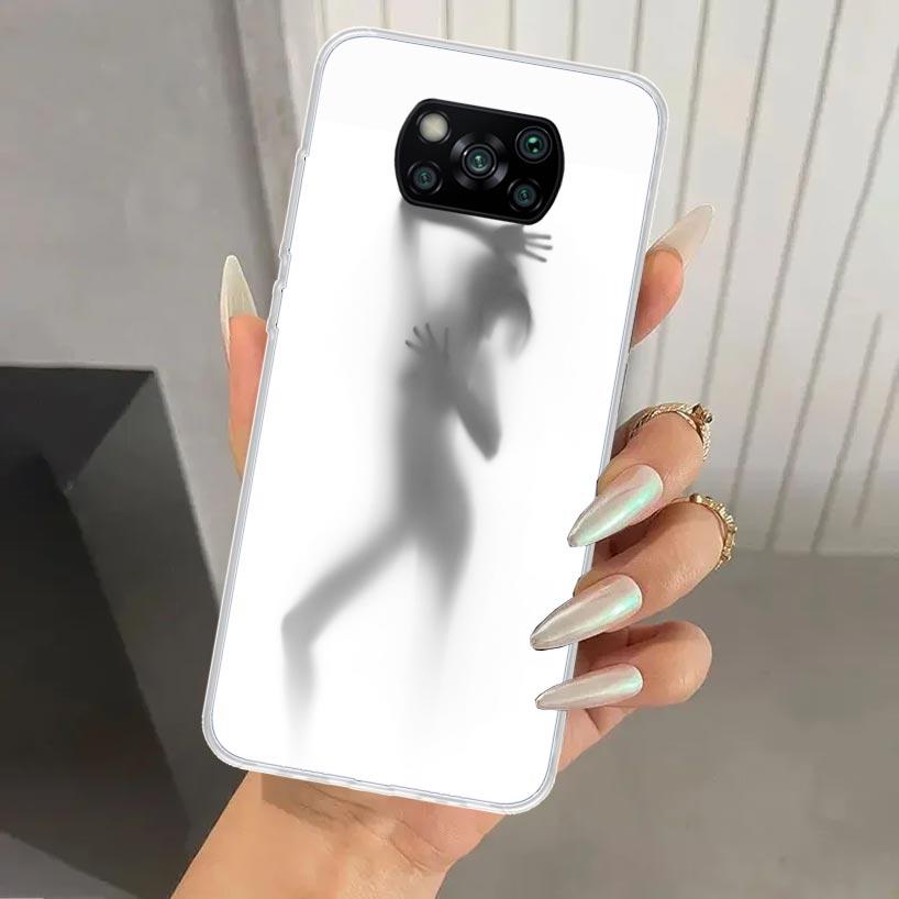 Woman Silhouettes Sexy Lady Girl Phone Case for Xiaomi Poco X5 X6 X7 Pro F7 Ultra M7 Redmi 15 15C 13 13C 12 12C 10 10A 10C 9 9A
